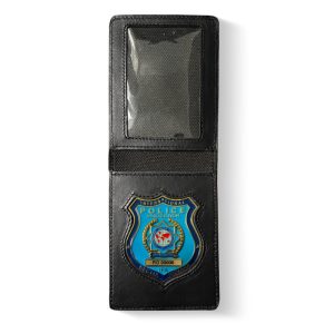 Portlegitimație neagră IPA1 - cu insignă - imagine 3