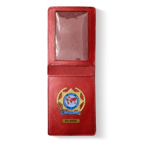 Portlegitimație roșie IPA1 - cu insignă - imagine 1