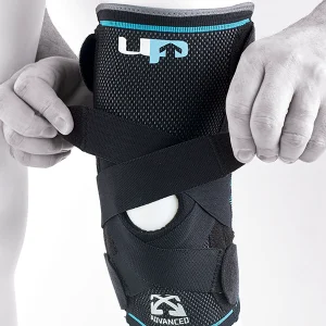 Orteză elastică pentru genunchi cu benzi ajustabile încrucişate Ultimate Performance - imagine 2