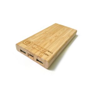 Baterie externă Bambus 10.000 mAh - imagine 2