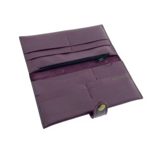Portofel damă - bordo - imagine 2