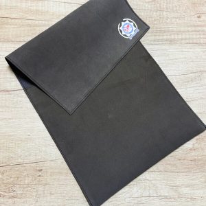 Emblemă Ovală pe plachetă din lemn + husă piele - imagine 3