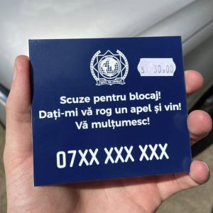 Plăcuță cu număr de telefon - imagine 5