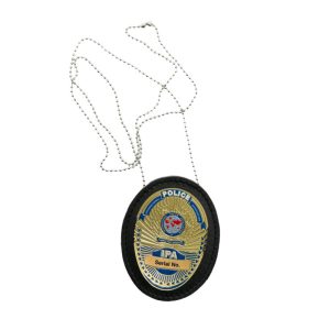 Suport de gât oval – piele naturală - imagine 3