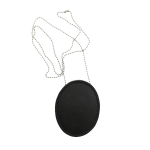 Suport de gât oval – piele naturală - imagine 1